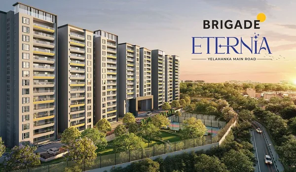 Brigade Eternia gated community Yelahanka metro proximity